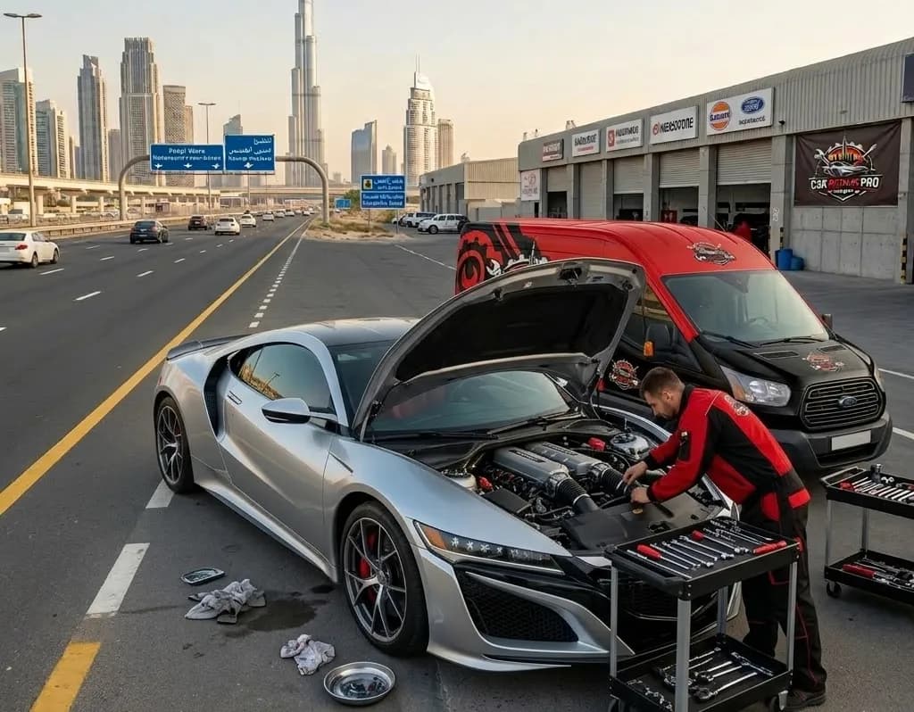 Car battery replacement dubai